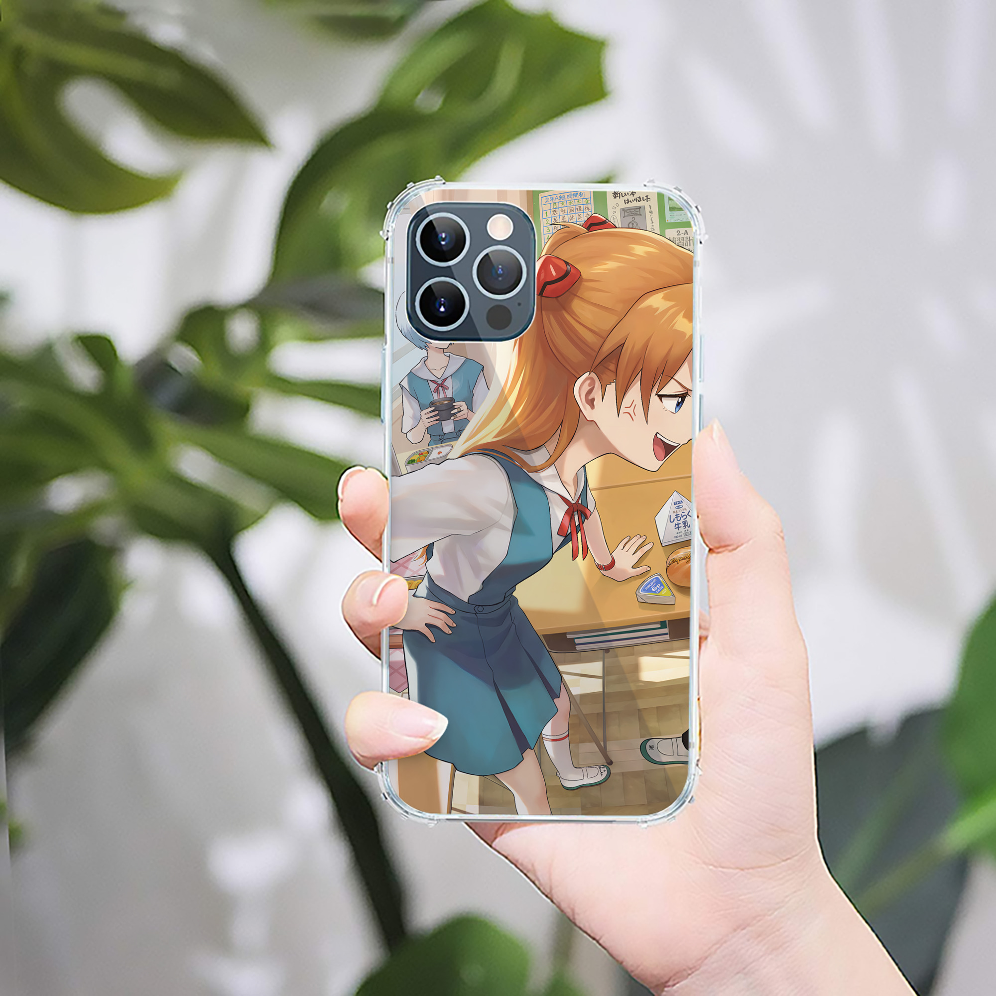 （画像用） EVA 新世紀エヴァンゲリオン 【iPhone 12シリーズ対応】透明スマホケース（クリアソフトケース）